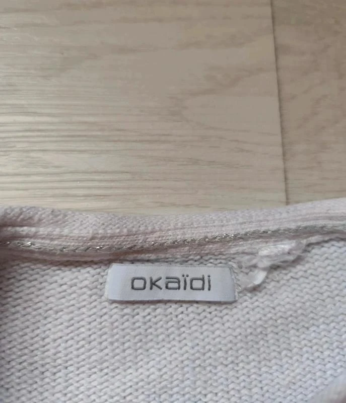 White sweater with heart 🦄 Size 4 years 🦄 Okaidi – photo 6